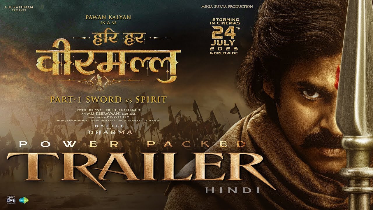 Hari Hara Veera Mallu: Part 1 â€“ Sword vs Spirit Trailer